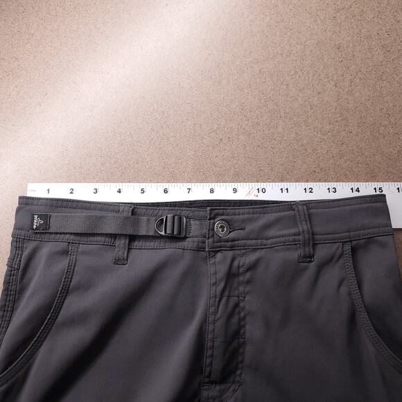 PrAna Stretch Zion Straight Cargo Pants Men 30x32 Dark Gray Outdoor Technical - Picture 4 of 11